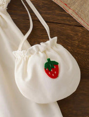 Strawberry Dress with Matching Bag – Cute Summer Outfit (4Y–7Y)