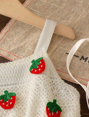 Strawberry Dress with Matching Bag – Cute Summer Outfit (4Y–7Y)