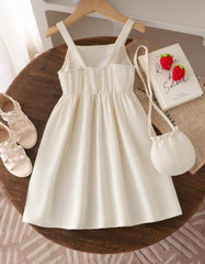 Strawberry Dress with Matching Bag – Cute Summer Outfit (4Y–7Y)