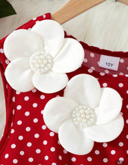 Tween Girl Casual Midi Dress –