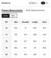 Plus Size Women’s 2-Piece Shirt & Skirt Set | Elenzga