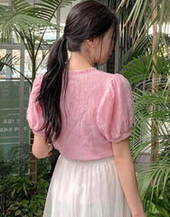 Women’s Puff Sleeve T-Shirt | DAZY Spring/Summer Top