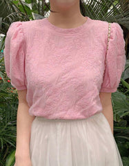 Women’s Puff Sleeve T-Shirt | DAZY Spring/Summer Top