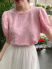 Women’s Puff Sleeve T-Shirt | DAZY Spring/Summer Top