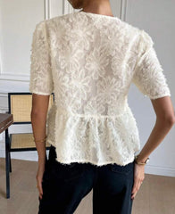 Women’s Elegant Bowknot Chiffon Shirt | Serisse Summer Top