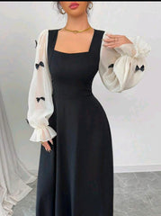 Women’s 3D Floral Cinched Waist Dress | Modelyn Fall Outfit