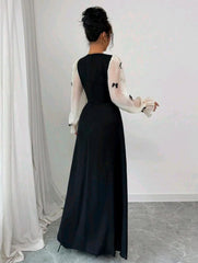 Women’s 3D Floral Cinched Waist Dress | Modelyn Fall Outfit