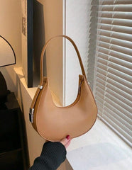 Women’s Crocodile Embossed Baguette Bag | Minimalist Shoulder Purse