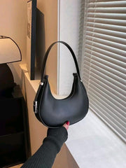 Women’s Crocodile Embossed Baguette Bag | Minimalist Shoulder Purse