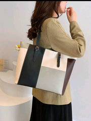 Women’s Large Capacity Shoulder Tote Bag | Multi-Pocket Casual