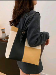 Women’s Large Capacity Shoulder Tote Bag | Multi-Pocket Casual