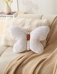 White Butterfly Pillow – Girly Style Home Décor