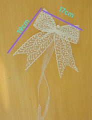 Bowknot Curtain Tie Backs – Adjustable Satin Ribbon with Tassel Decor