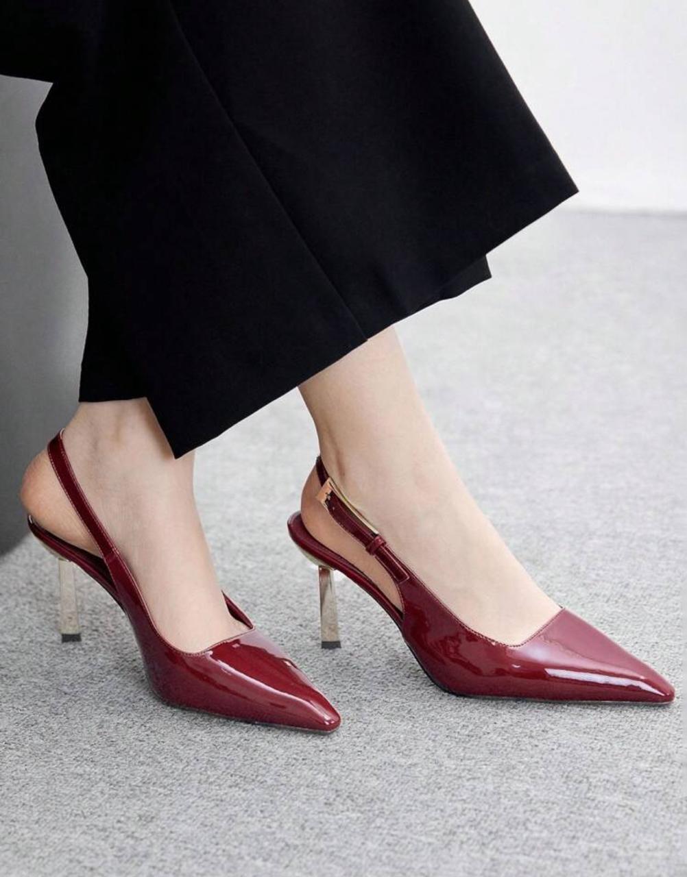 BizChic Women’s maroon Toe High Heels – Everyday Office &amp; Commuting Shoes