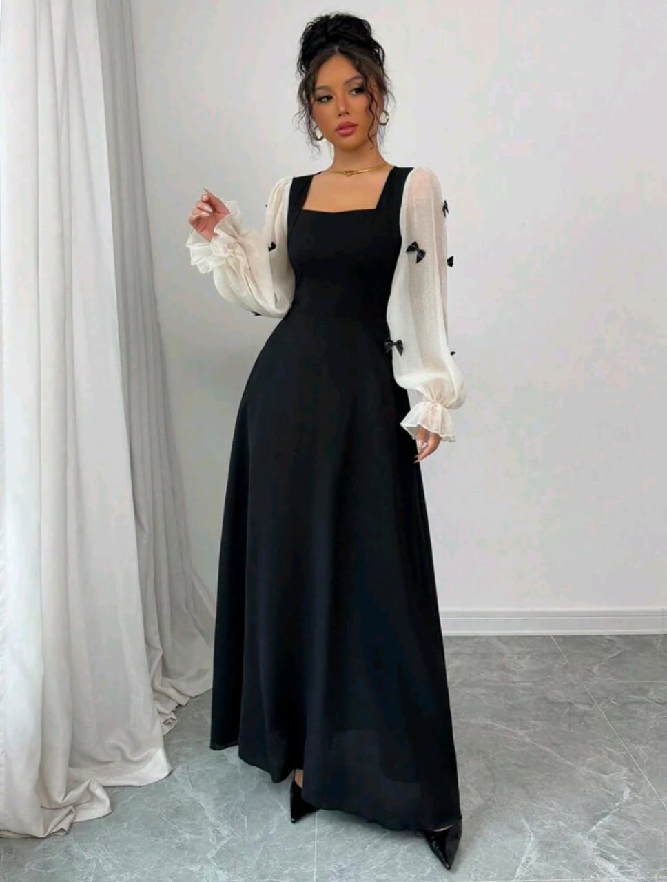 Women’s 3D Floral Cinched Waist Dress | Modelyn Fall Outfit